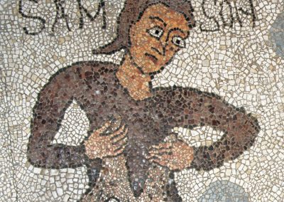 Samson: mosaic of otranto