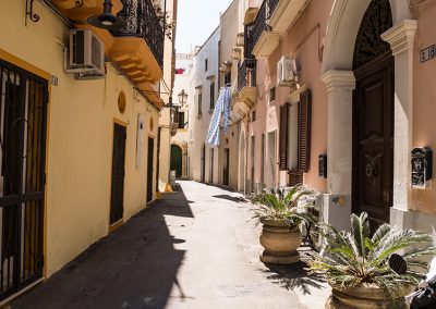 Gallipoli: one street of the historical center